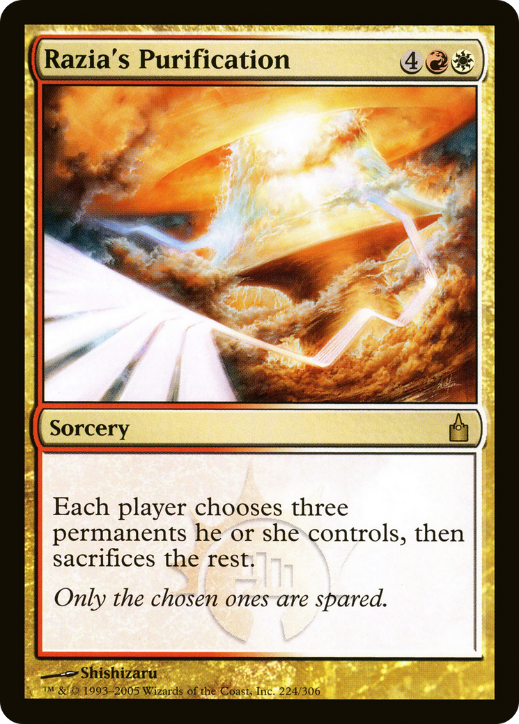 Razia's Purification [Ravnica: City of Guilds] Foil