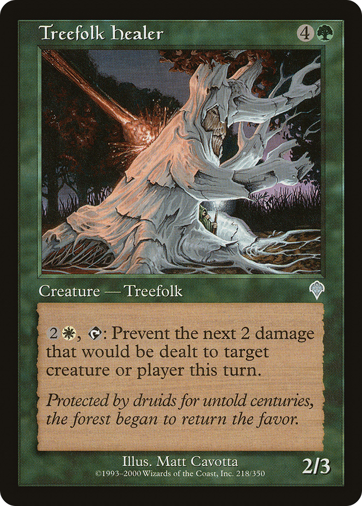Treefolk Healer [Invasion] Foil