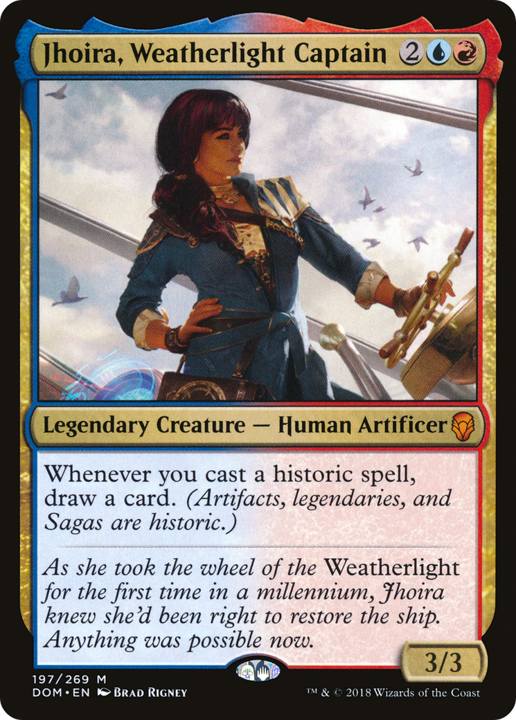 Jhoira, Weatherlight Captain [Dominaria] Foil