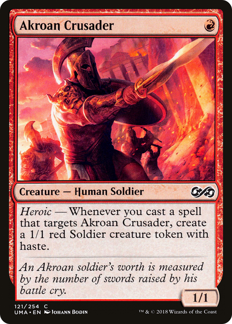 Akroan Crusader [Ultimate Masters] Foil
