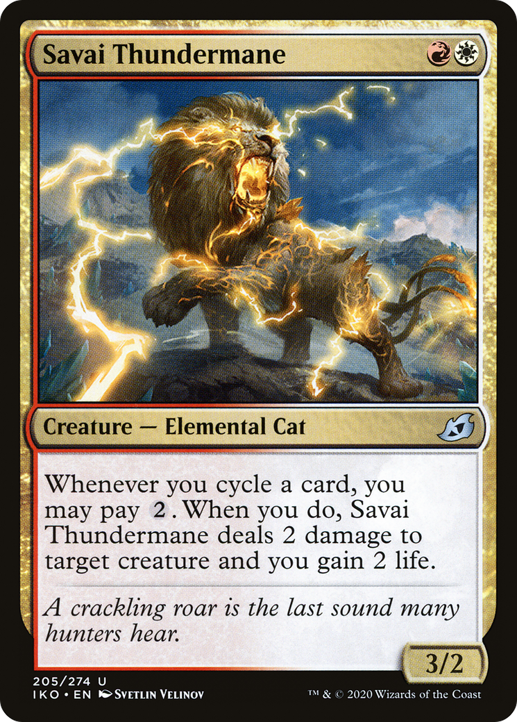 Savai Thundermane [Ikoria: Lair of Behemoths] Foil