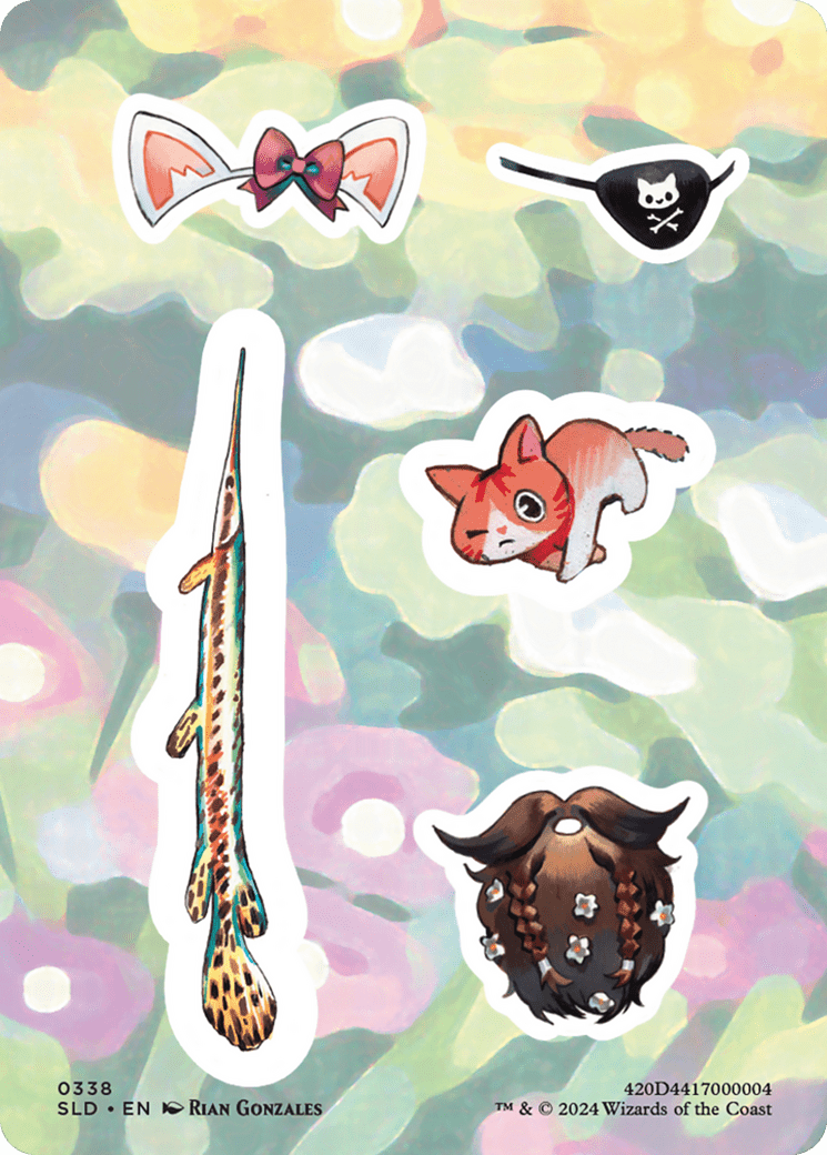 Sticker sheet (338) [Secret Lair Drop]  Foil