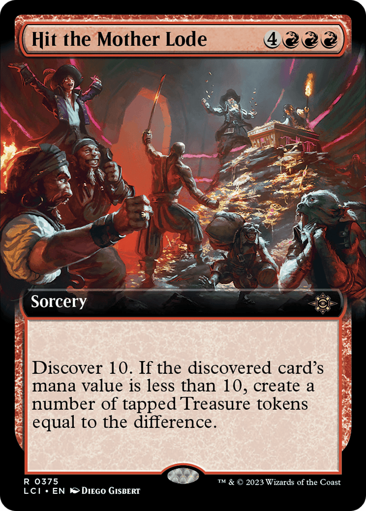 Hit the Mother Lode (Extended Art) [The Lost Caverns of Ixalan] Foil