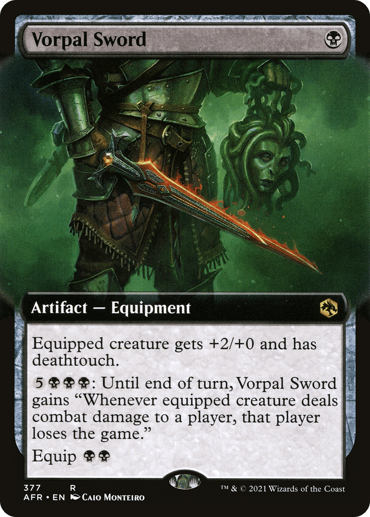 Vorpal Sword (Extended Art) [Dungeons & Dragons: Adventures in the Forgotten Realms] Foil