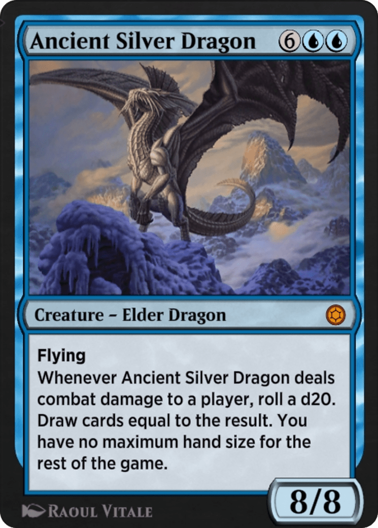 Ancient Silver Dragon (HBG-110) - Alchemy Horizons: Baldur's Gate