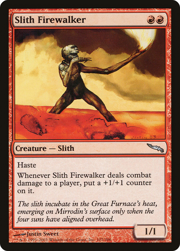 Slith Firewalker [Mirrodin] Foil