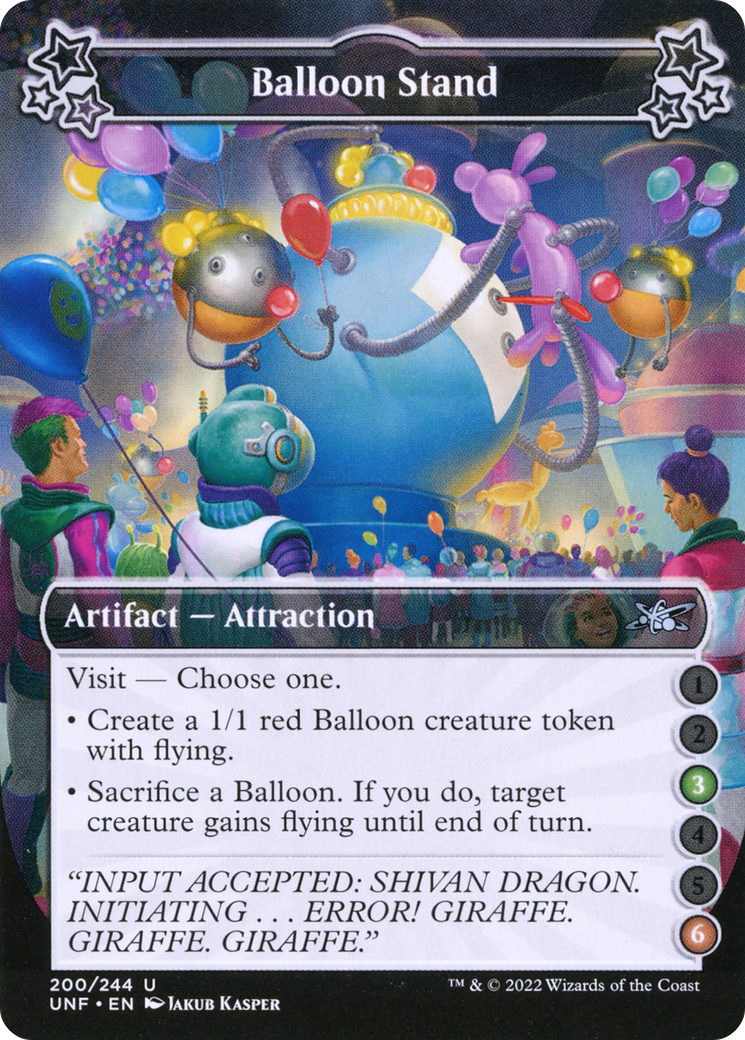 Balloon Stand (3-6) [Unfinity] Foil