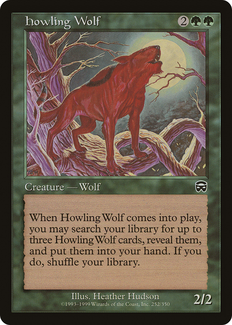 Howling Wolf [Mercadian Masques] Foil