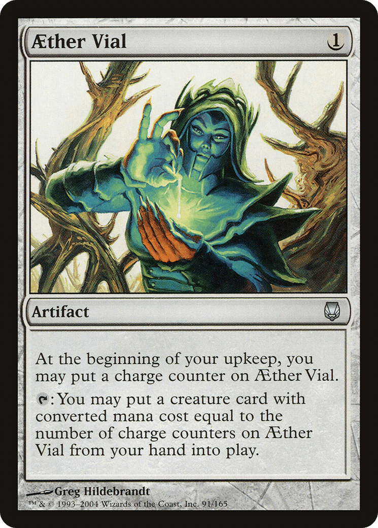 Aether Vial [Darksteel] Foil