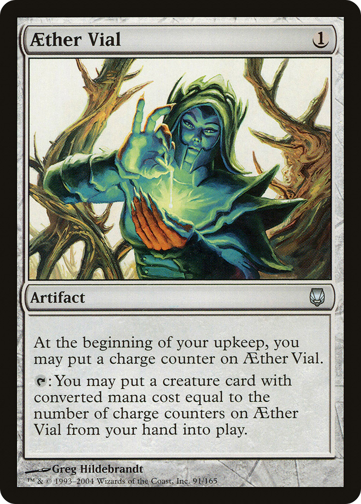 Aether Vial [Darksteel] Foil
