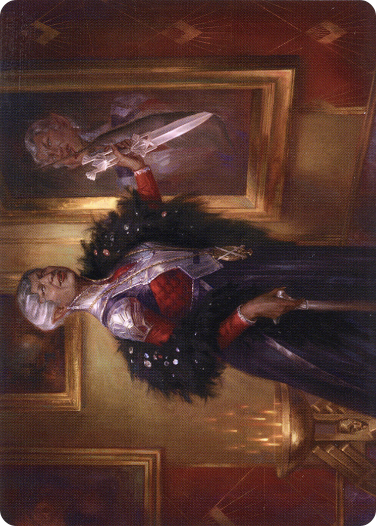 Evelyn, the Covetous // Evelyn, the Covetous (ASNC-024) - New Capenna Art Series (Borderless) Foil