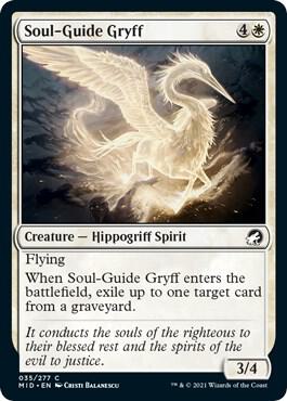 Soul Guide Gryff 35/277 (Innistrad: Midnight Hunt)  - Foil
