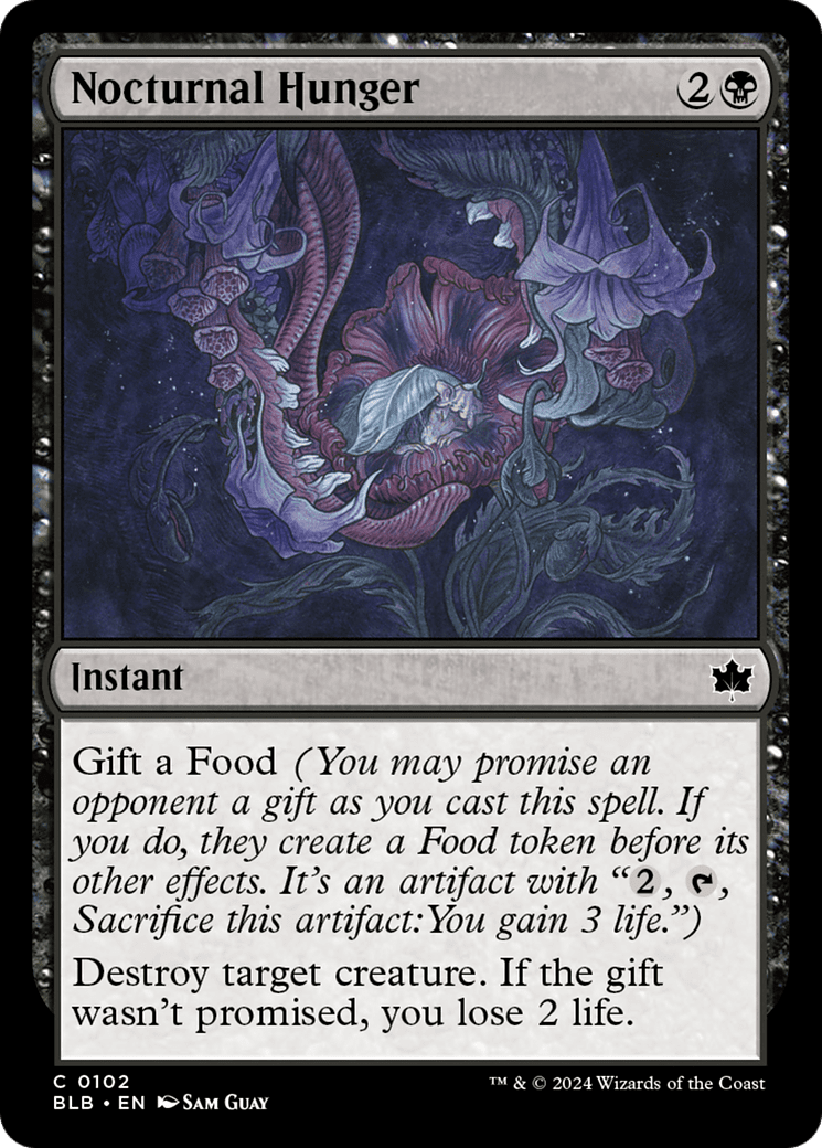 Nocturnal Hunger [Bloomburrow] Foil