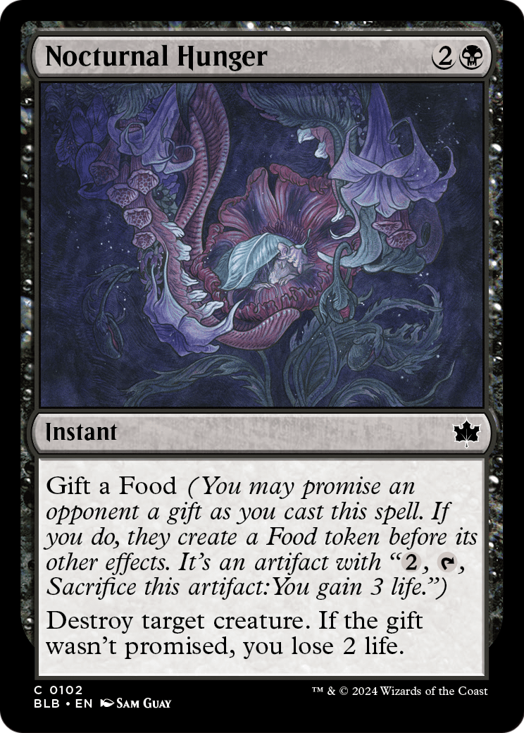 Nocturnal Hunger [Bloomburrow] Foil