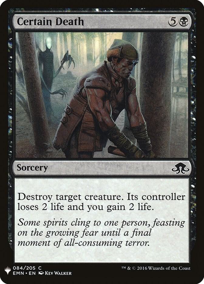 Certain Death EMN-84/5075 (The List Reprints) 