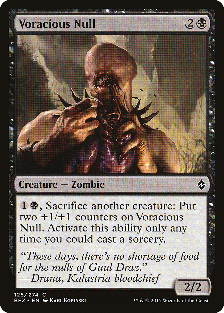 Voracious Null [Battle for Zendikar] Foil