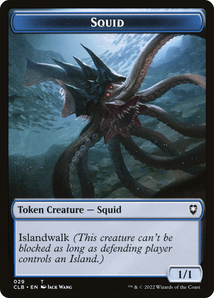 Squid (TCLB-029) - Battle for Baldur's Gate Tokens