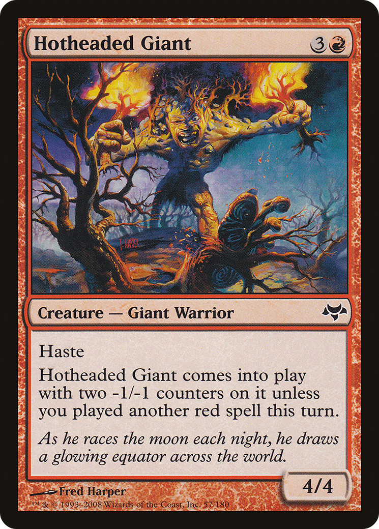 Hotheaded Giant [Eventide] Foil