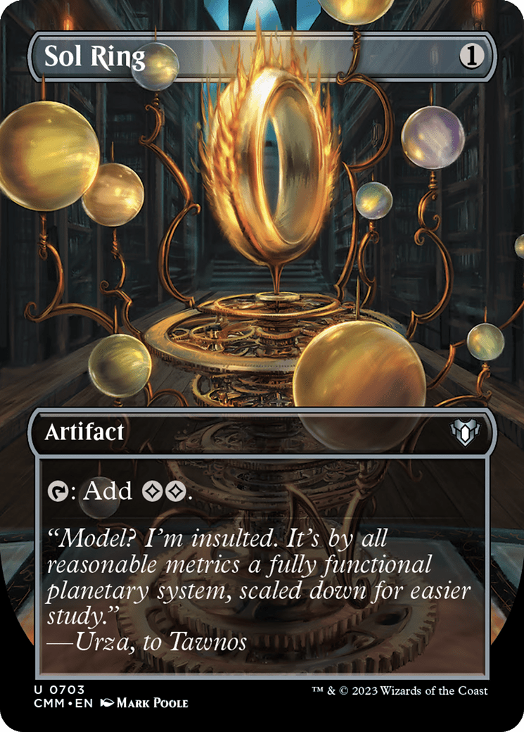 Sol Ring (Borderless Alternate Art) [Commander Masters]