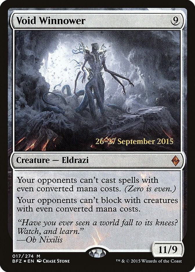 Void Winnower 17s/90 (Prerelease Cards)  - Foil