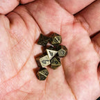 RPG Dice Set | Metal | Super Small Bullet | Bronze