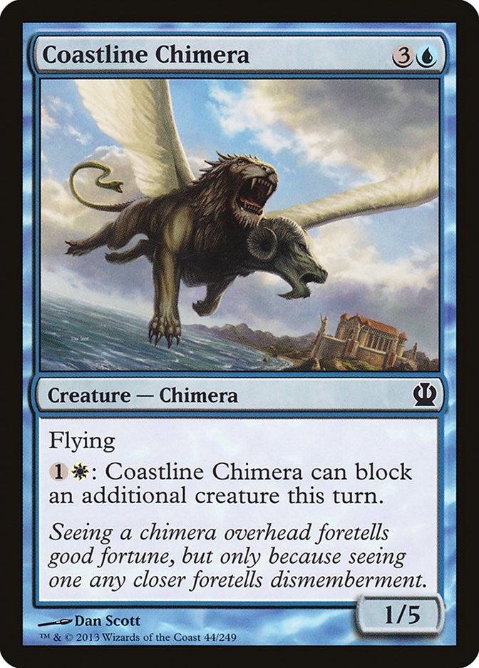 Coastline Chimera 44/249 (Theros)  - Foil