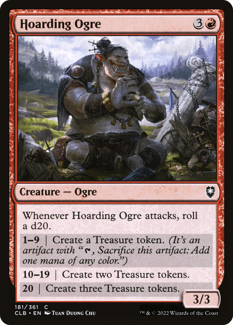 Hoarding Ogre [Commander Legends: Battle for Baldur's Gate] Foil
