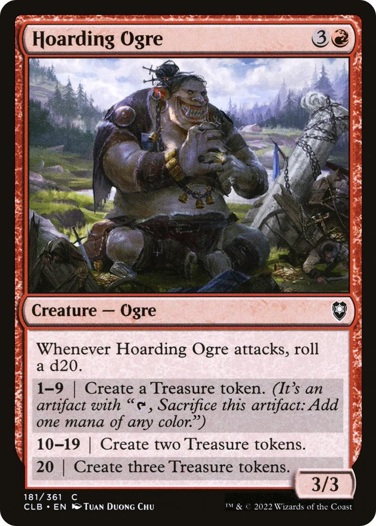 Hoarding Ogre [Commander Legends: Battle for Baldur's Gate] Foil
