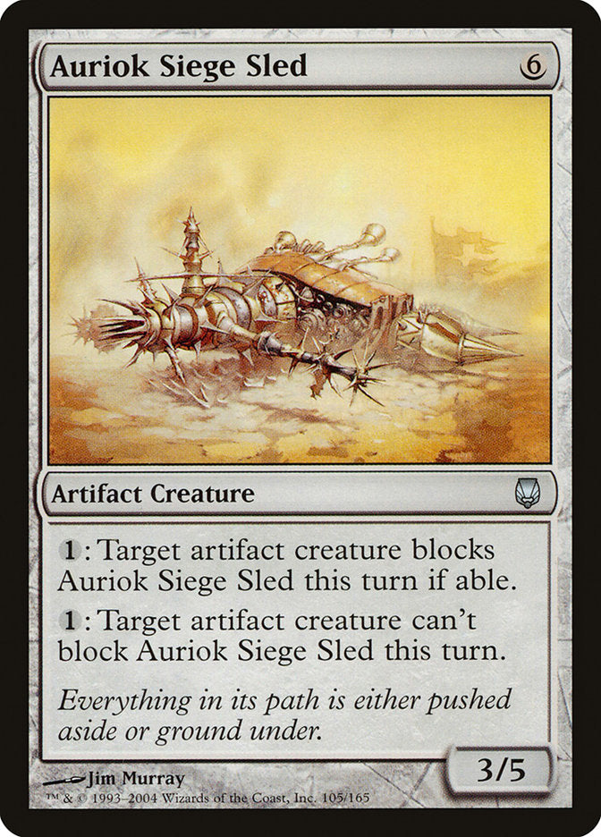 Auriok Siege Sled 105/165 (Darksteel)  - Foil