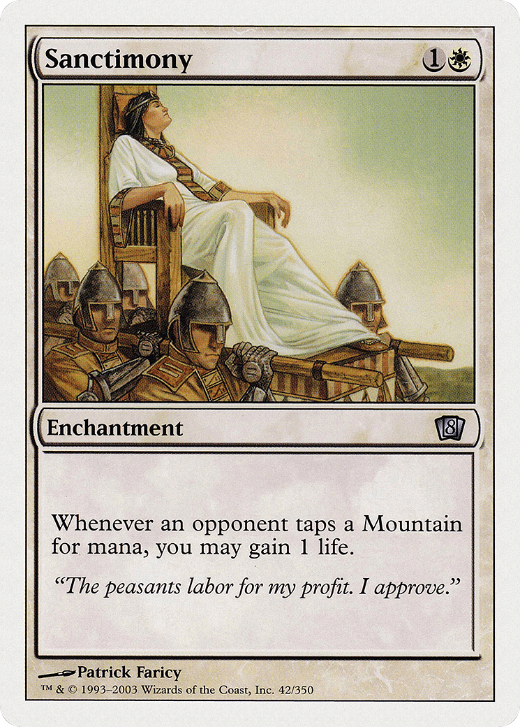 Sanctimony [Eighth Edition] Foil