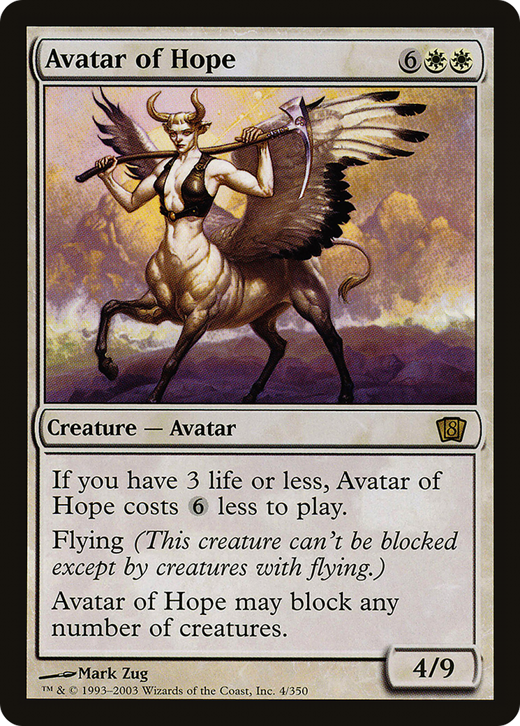 Avatar of Hope [Eighth Edition] Foil