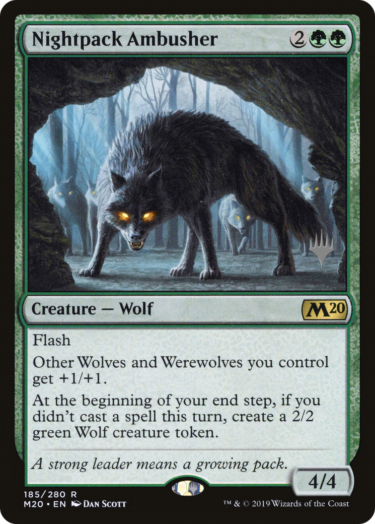 Nightpack Ambusher (Promo Pack) [Core Set 2020 Promos] Foil