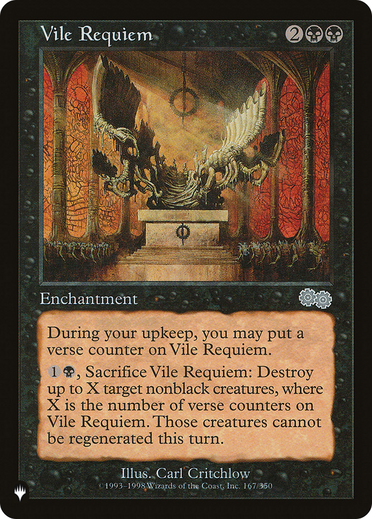 Vile Requiem |  (USG-167) [The List]