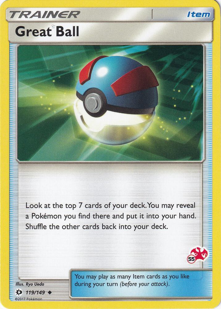 Great Ball - Charizard Stamped 55 119/149 (Battle Academy) 