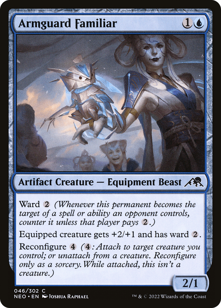 Armguard Familiar [Kamigawa: Neon Dynasty] Foil
