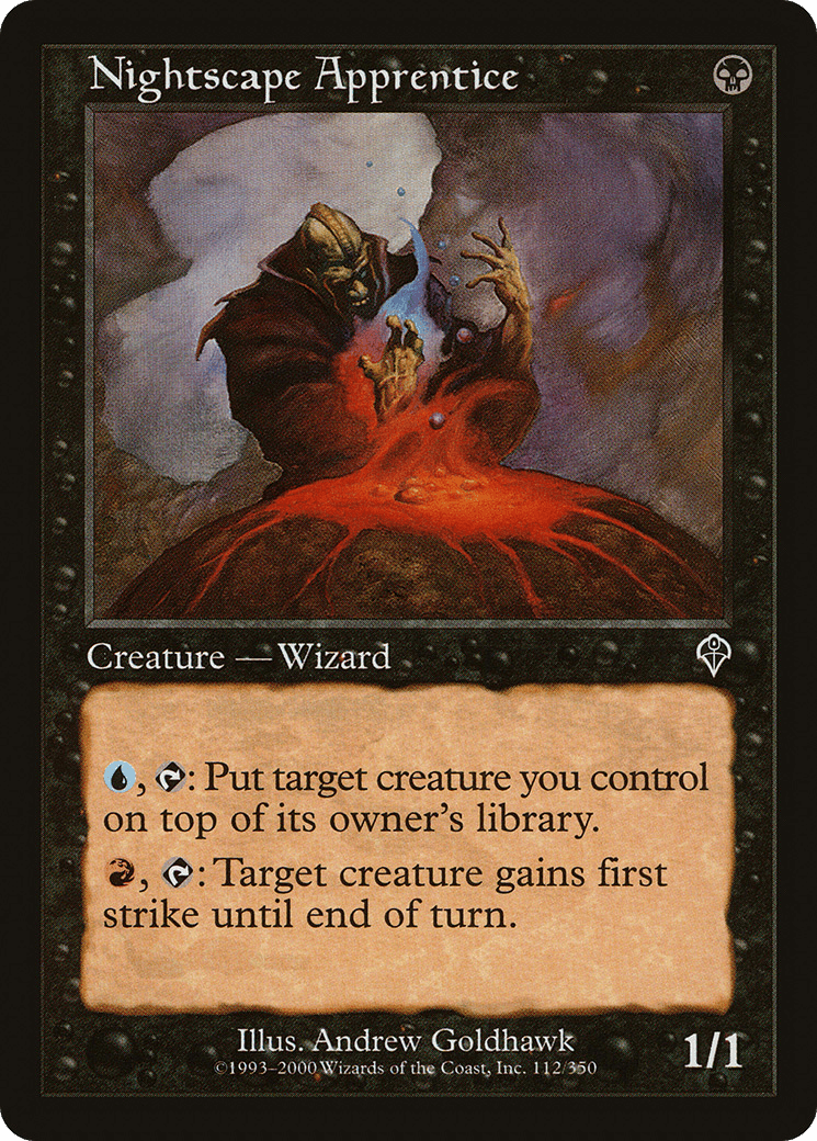 Nightscape Apprentice [Invasion] Foil