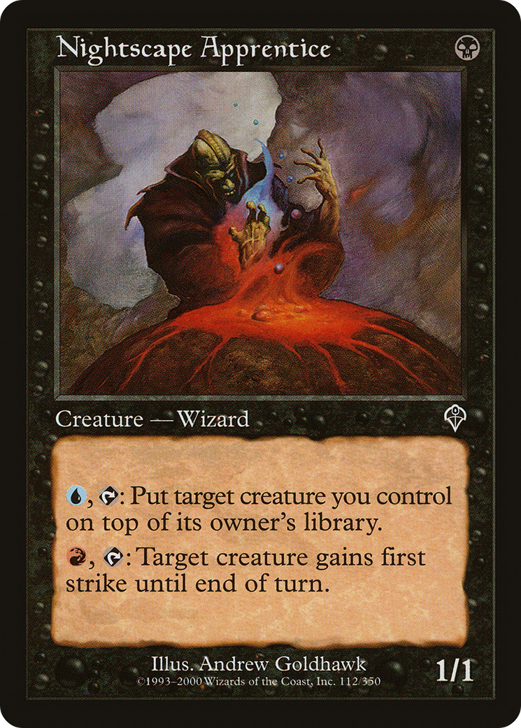 Nightscape Apprentice [Invasion] Foil