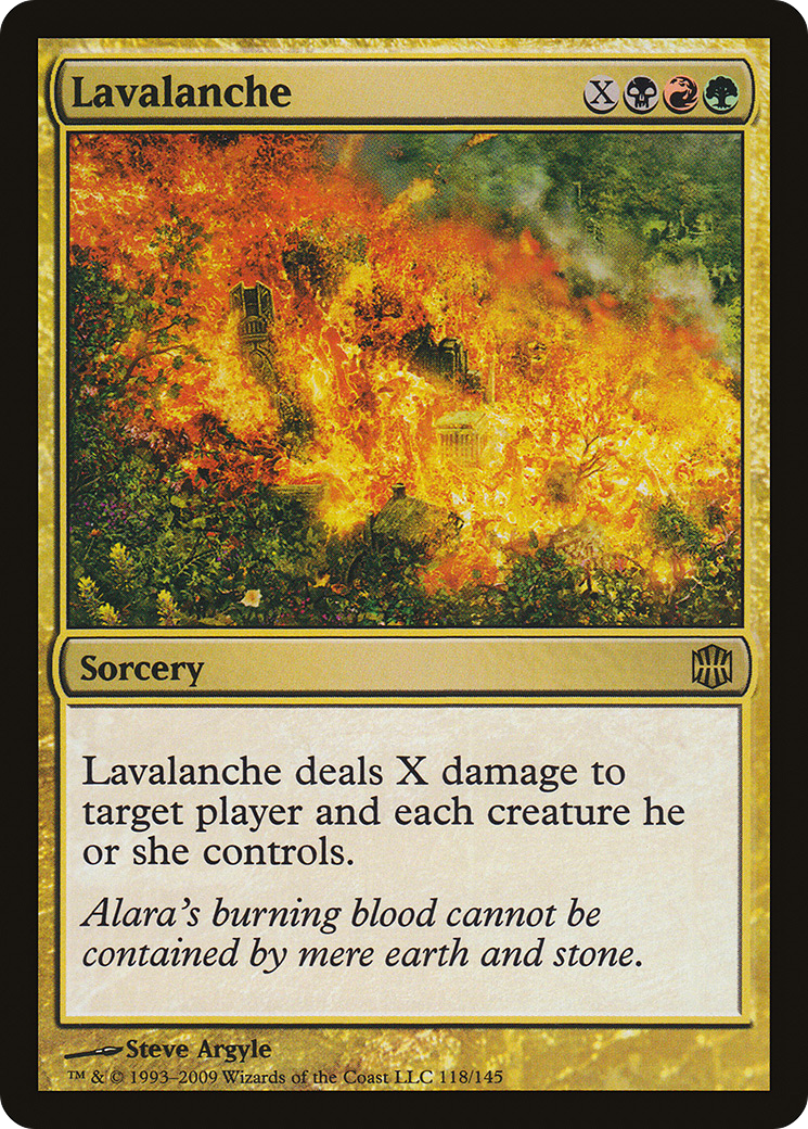 Lavalanche [Alara Reborn] Foil