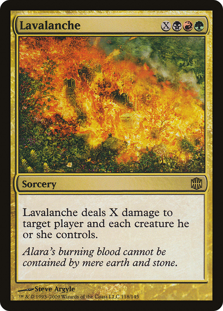 Lavalanche [Alara Reborn] Foil