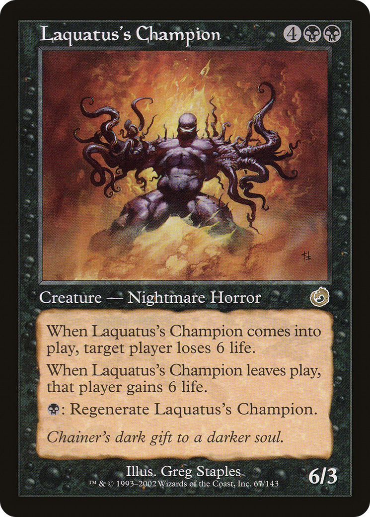Laquatus's Champion [Torment] Foil