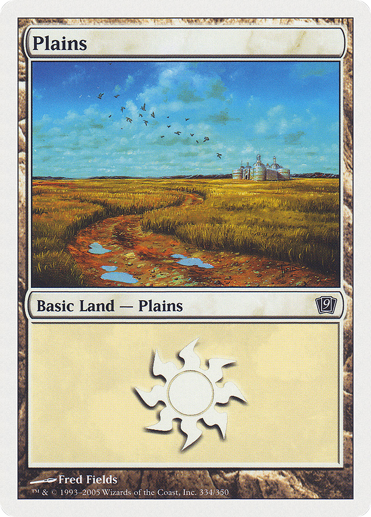 Plains (334) [Ninth Edition] Foil