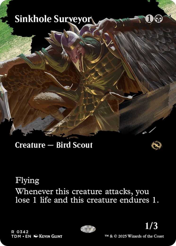Sinkhole Surveyor (Borderless) (342) [Tarkir: Dragonstorm]  Foil