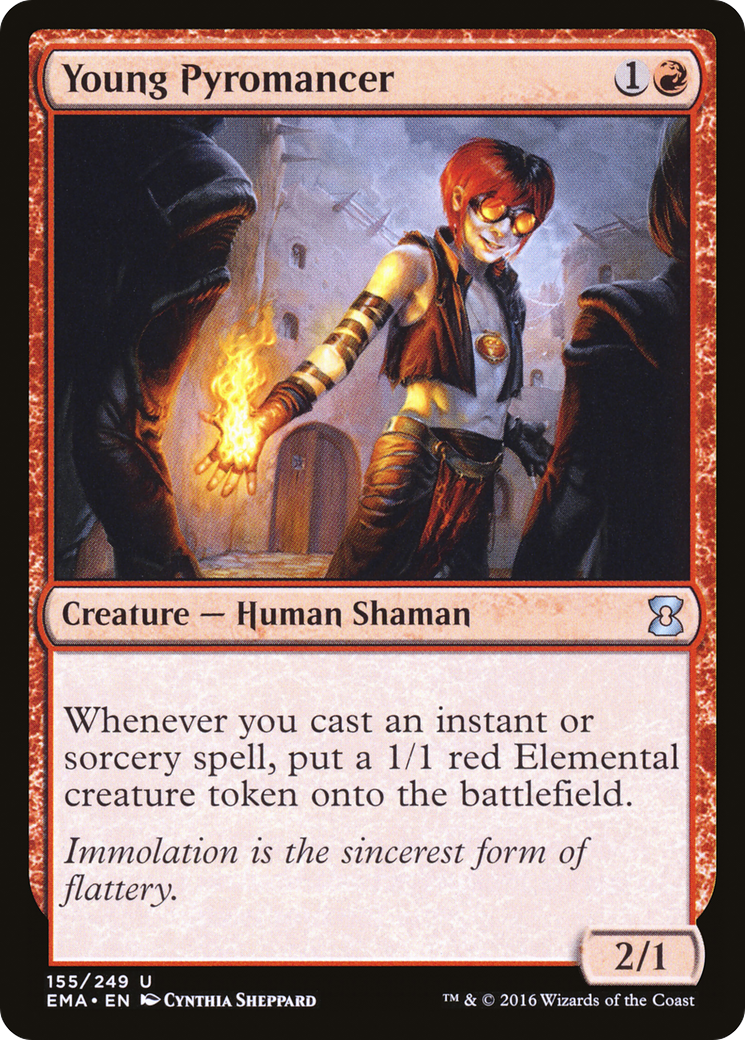 Young Pyromancer [Eternal Masters] Foil