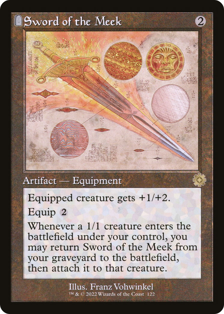 Sword of the Meek (Retro Schematic) [The Brothers' War Retro Artifacts] Foil