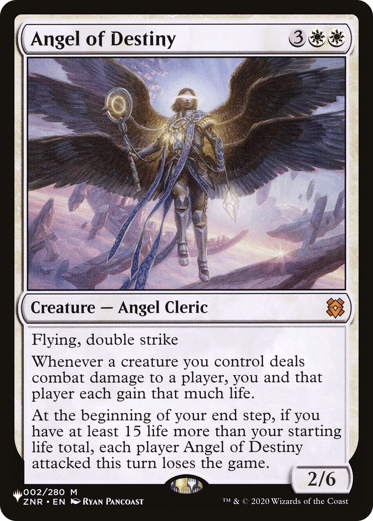 Angel of Destiny |  Foil (ZNR-2) [The List]