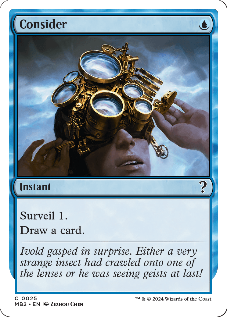 Consider (White Border) [Mystery Booster 2]