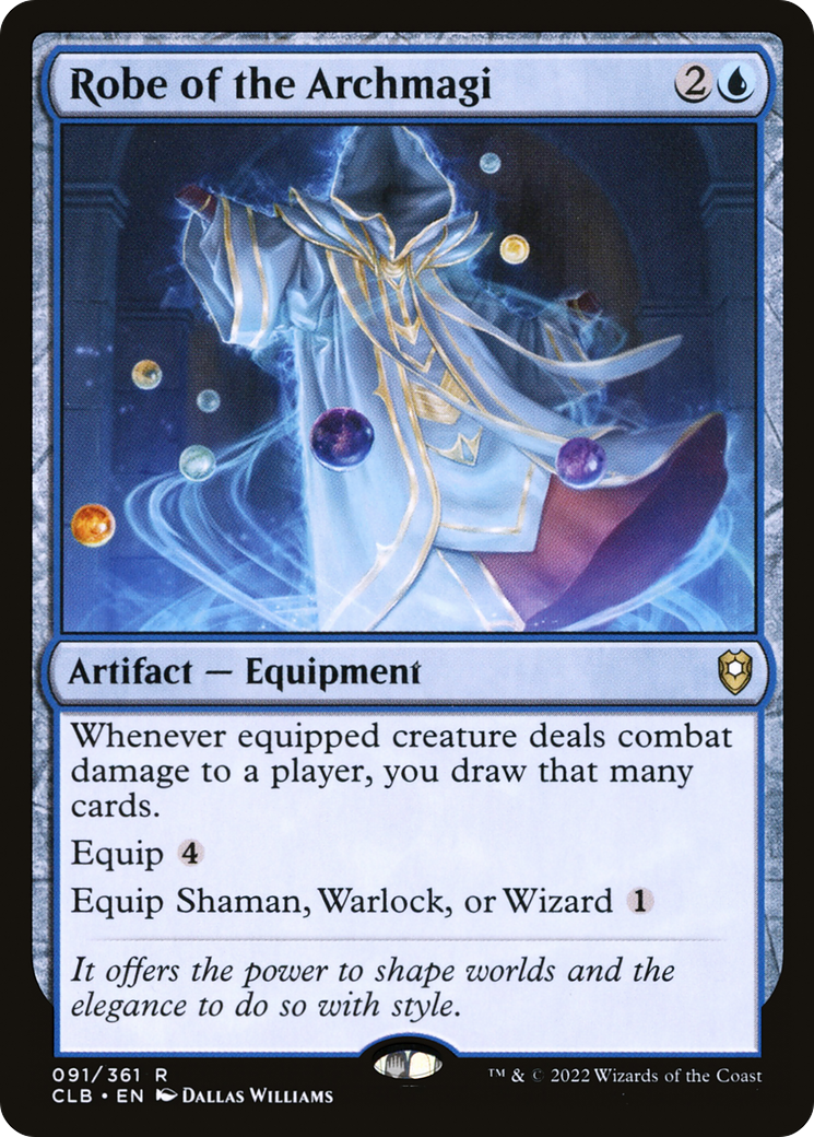 Robe of the Archmagi [Commander Legends: Battle for Baldur's Gate] Foil