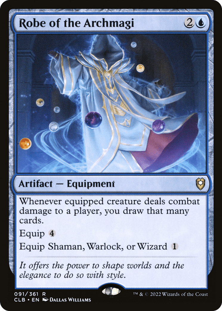 Robe of the Archmagi [Commander Legends: Battle for Baldur's Gate] Foil