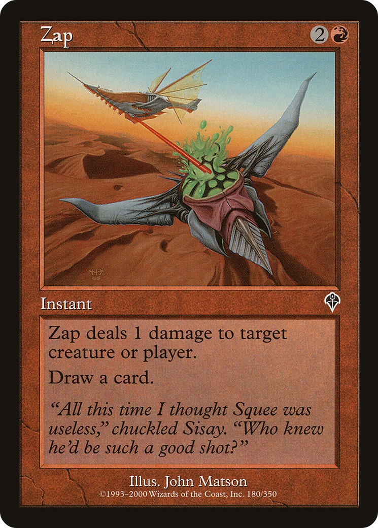 Zap [Invasion] Foil