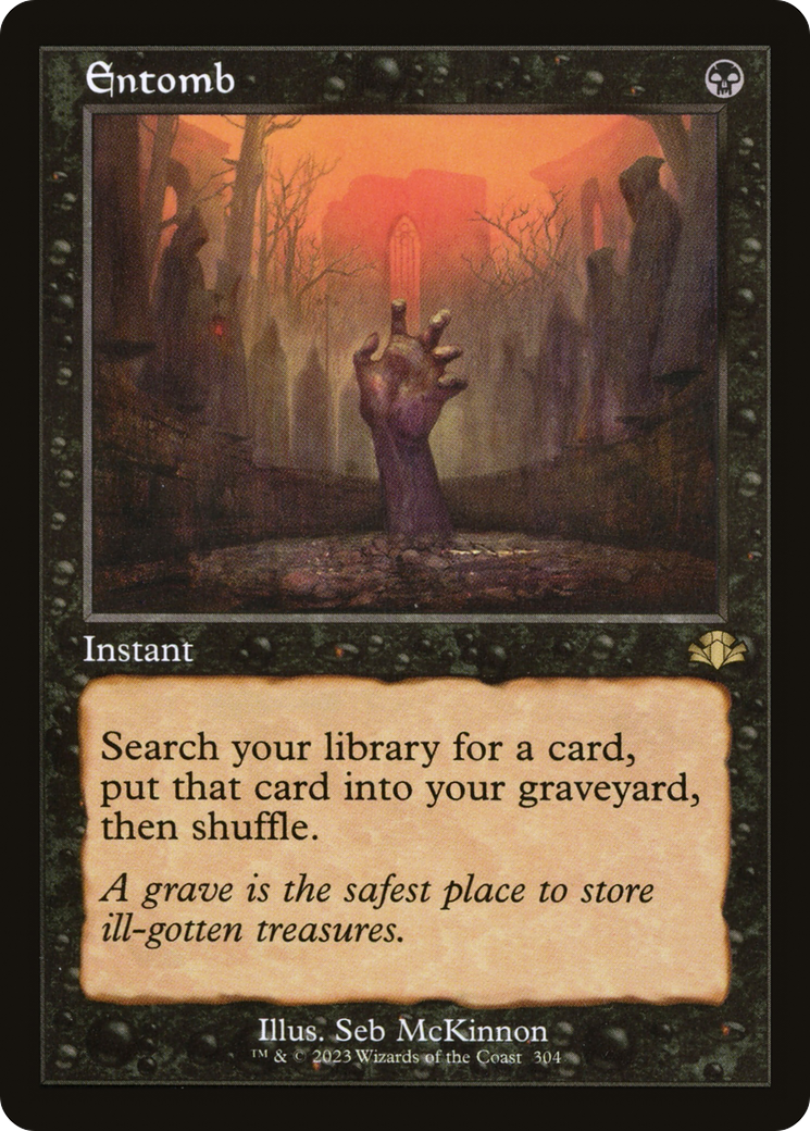 Entomb (Retro) [Dominaria Remastered] Foil